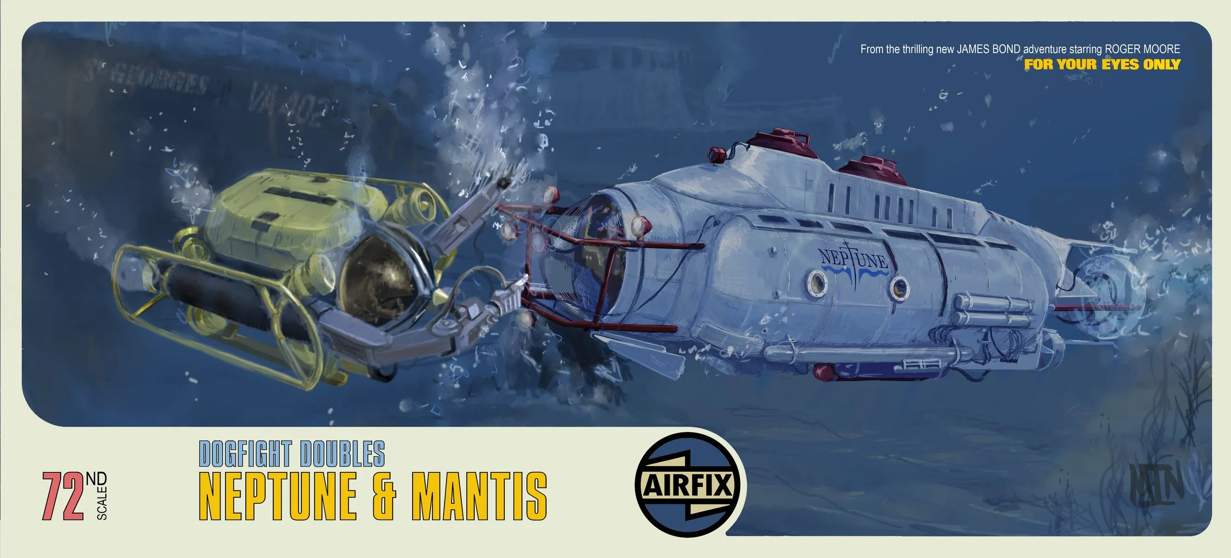 NEPTUNE & MANTIS - For Your Eyes Only
28cm x 15cm x 4cm (approx) £19