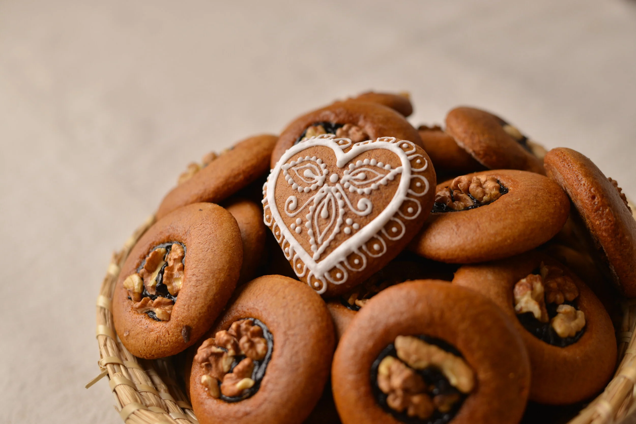 Košíček rôzne druhy podľa počtu medovníkov