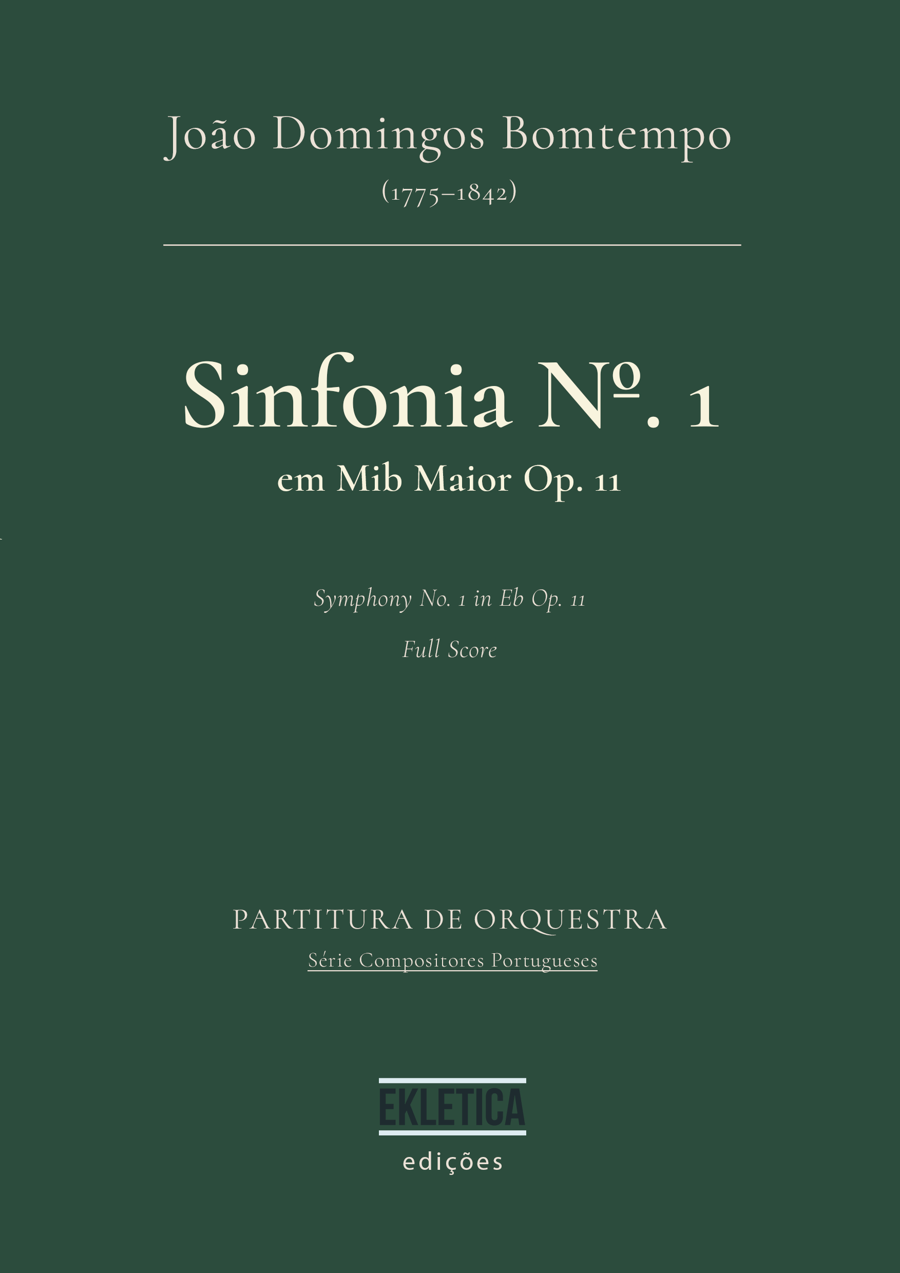 Bomtempo, João Domingos - Sinfonia Nº 1