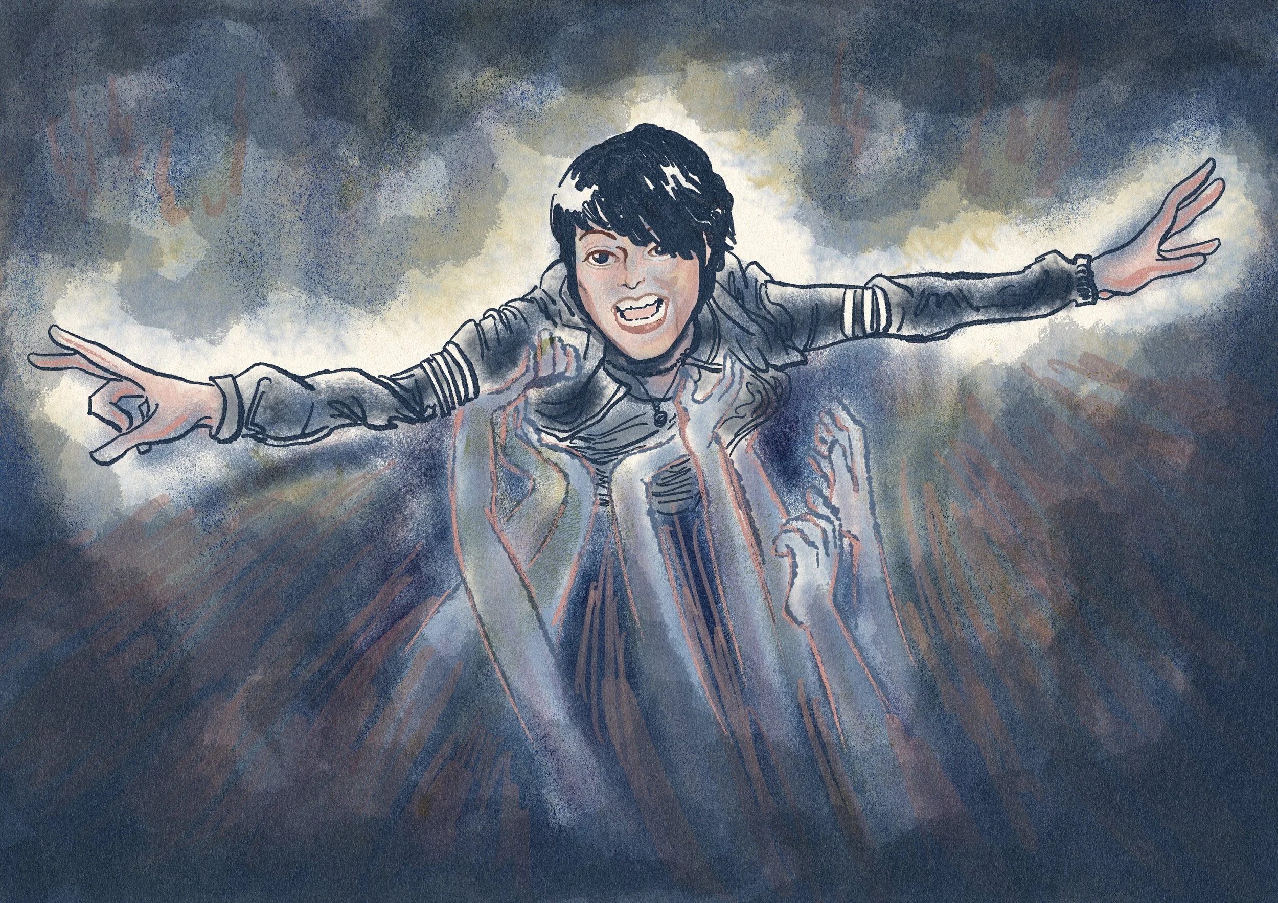 Jack Jones of Trampolene, 2023 (digital - Procreate)