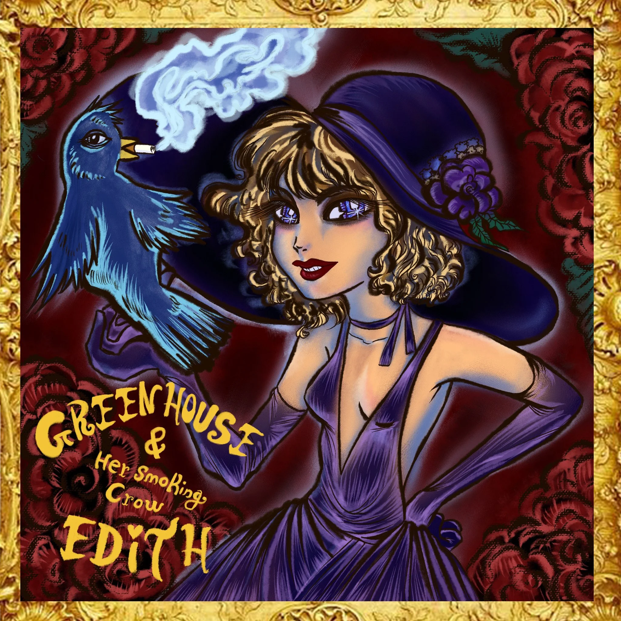 Greenhouse Edith & Her Smoking Crow