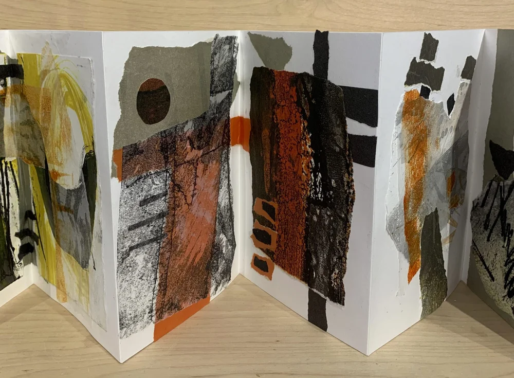 Anita Reynold's concertina book of prints