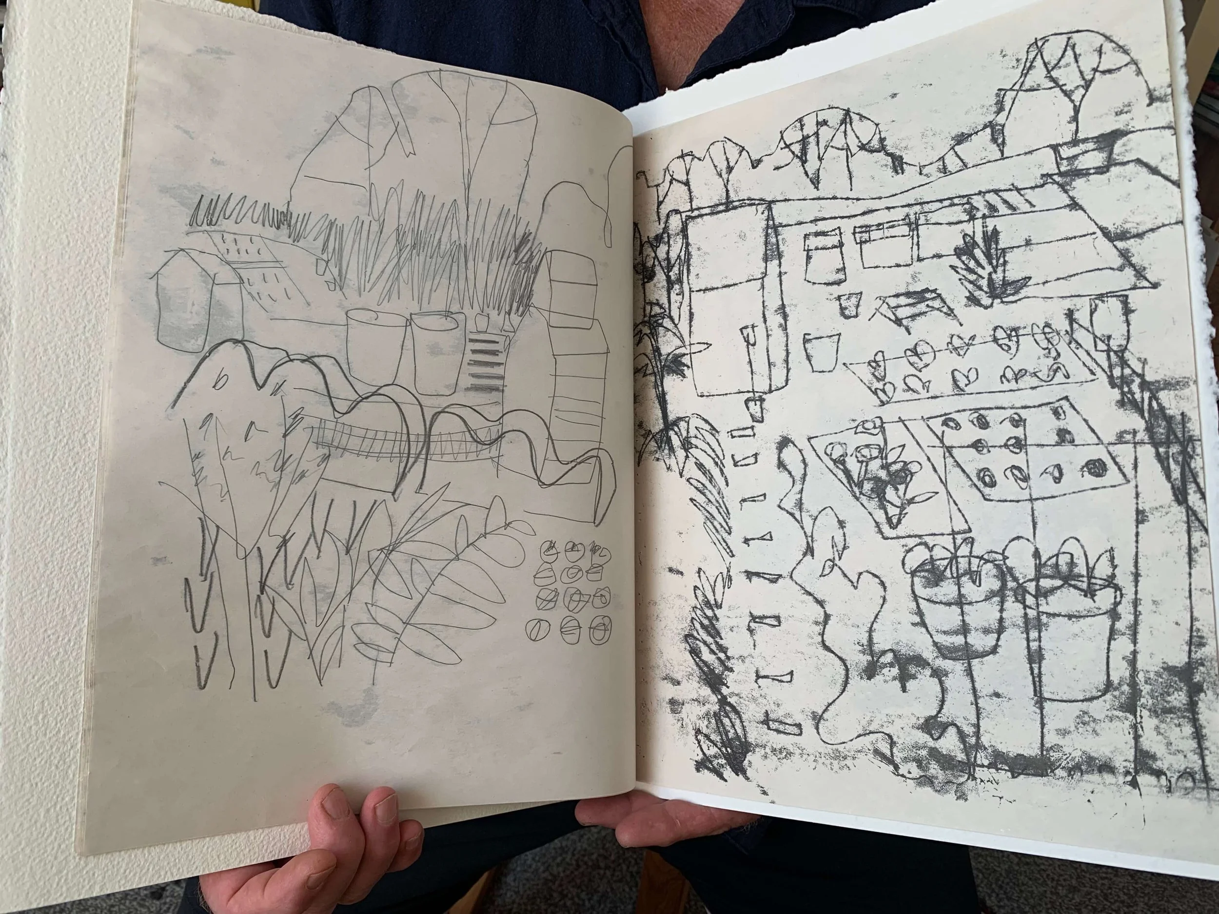 Book of trace monoprints