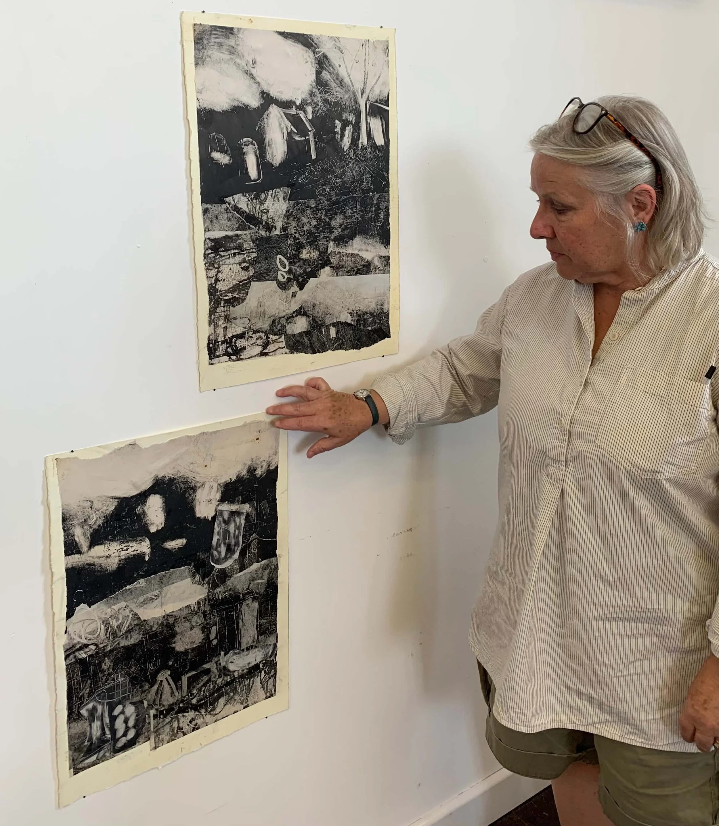 Me with some prints at Newlyn