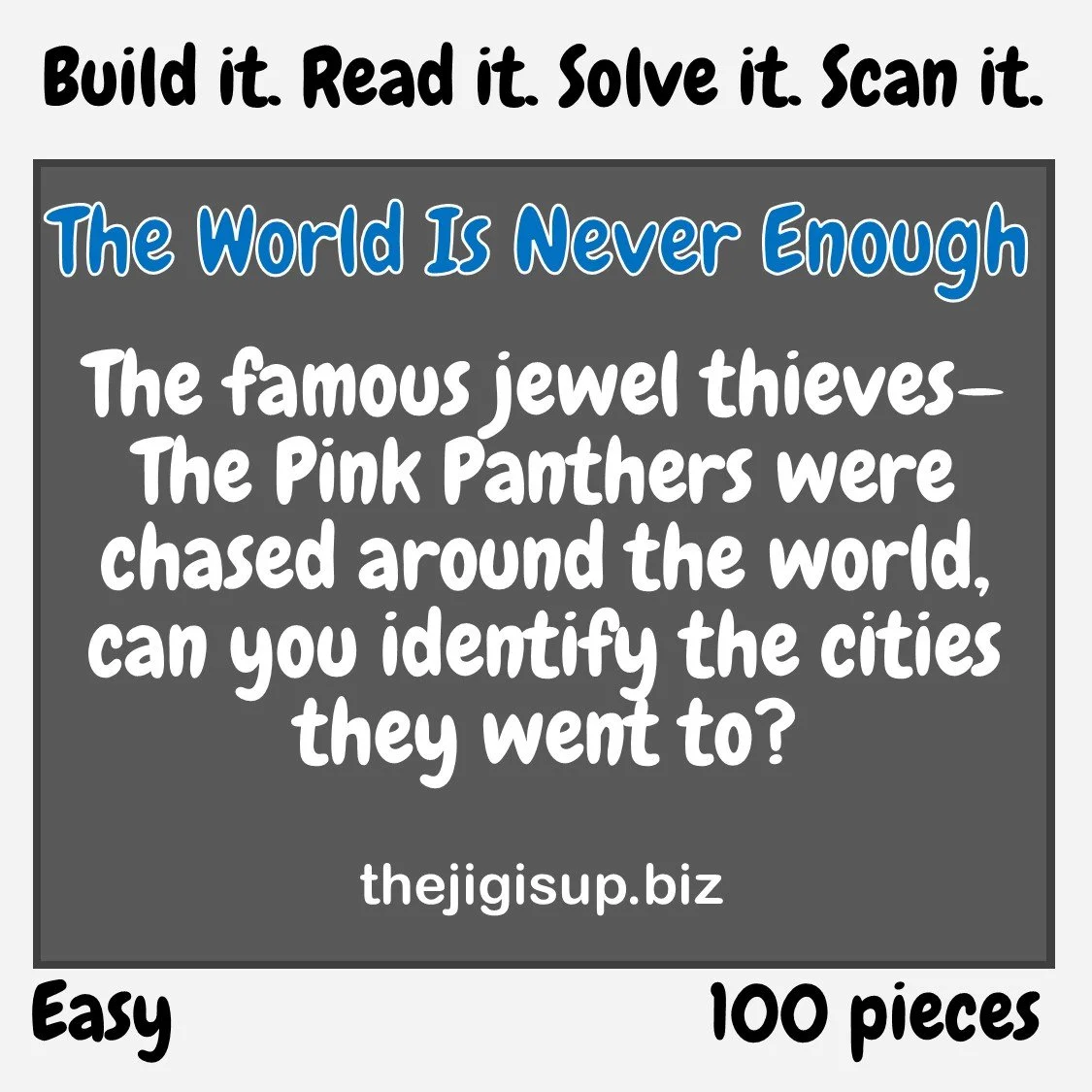 The World Is Never Enough