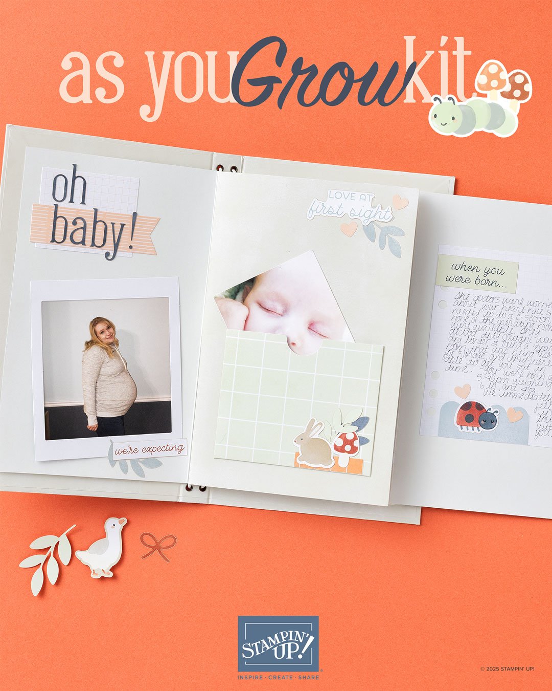 As You Grow Scrapbooking Album Kit by Stampin' Up!