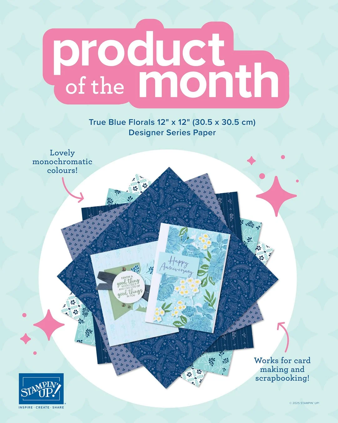 True Blue Florals DSP | The Must-Have Product of The Month (Dec. 2025)