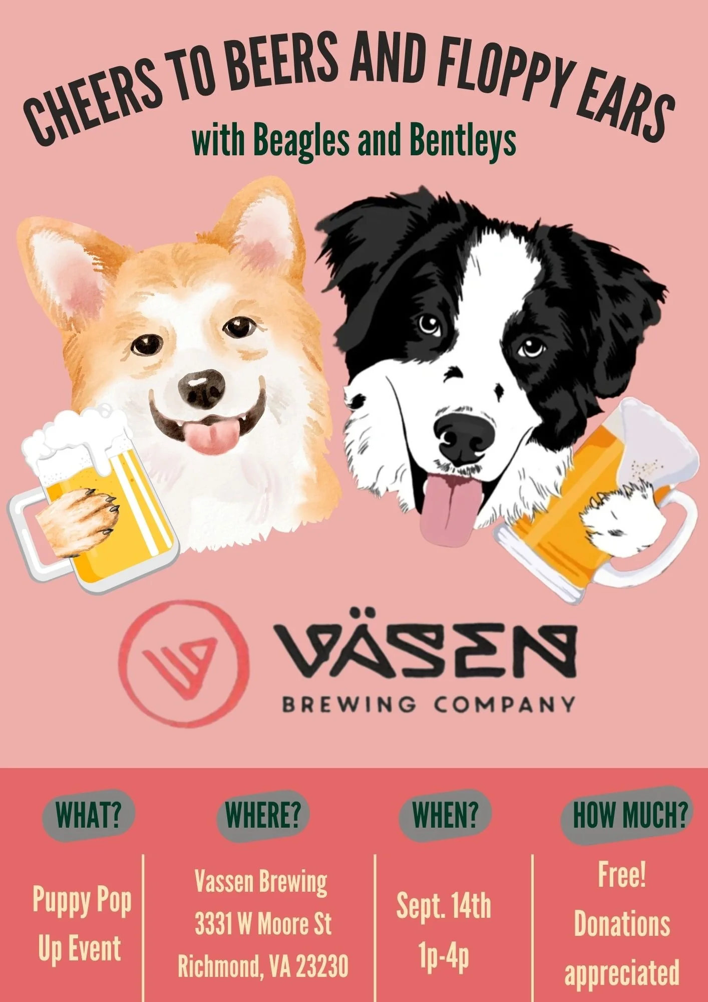 Vasen Puppy Pop Up