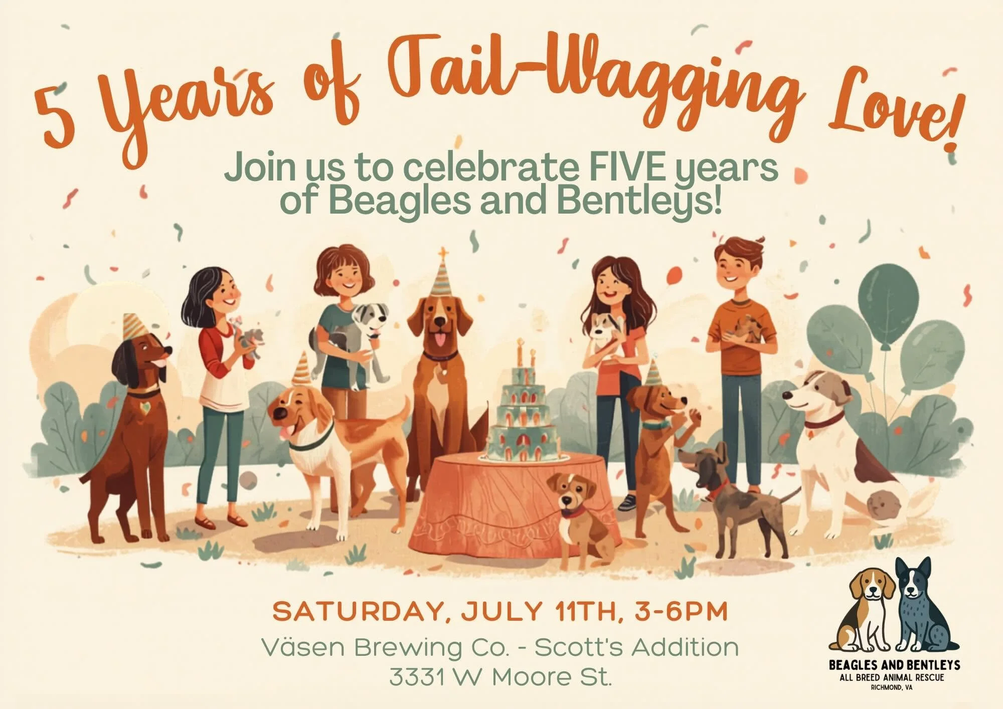 B&amp;B Five Year Celebration