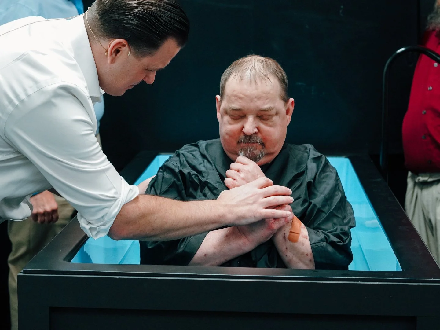 Heaven rejoiced yesterday! 💙 One step of faith, one powerful testimony through baptism. #BaptismSunday #MetaChurch