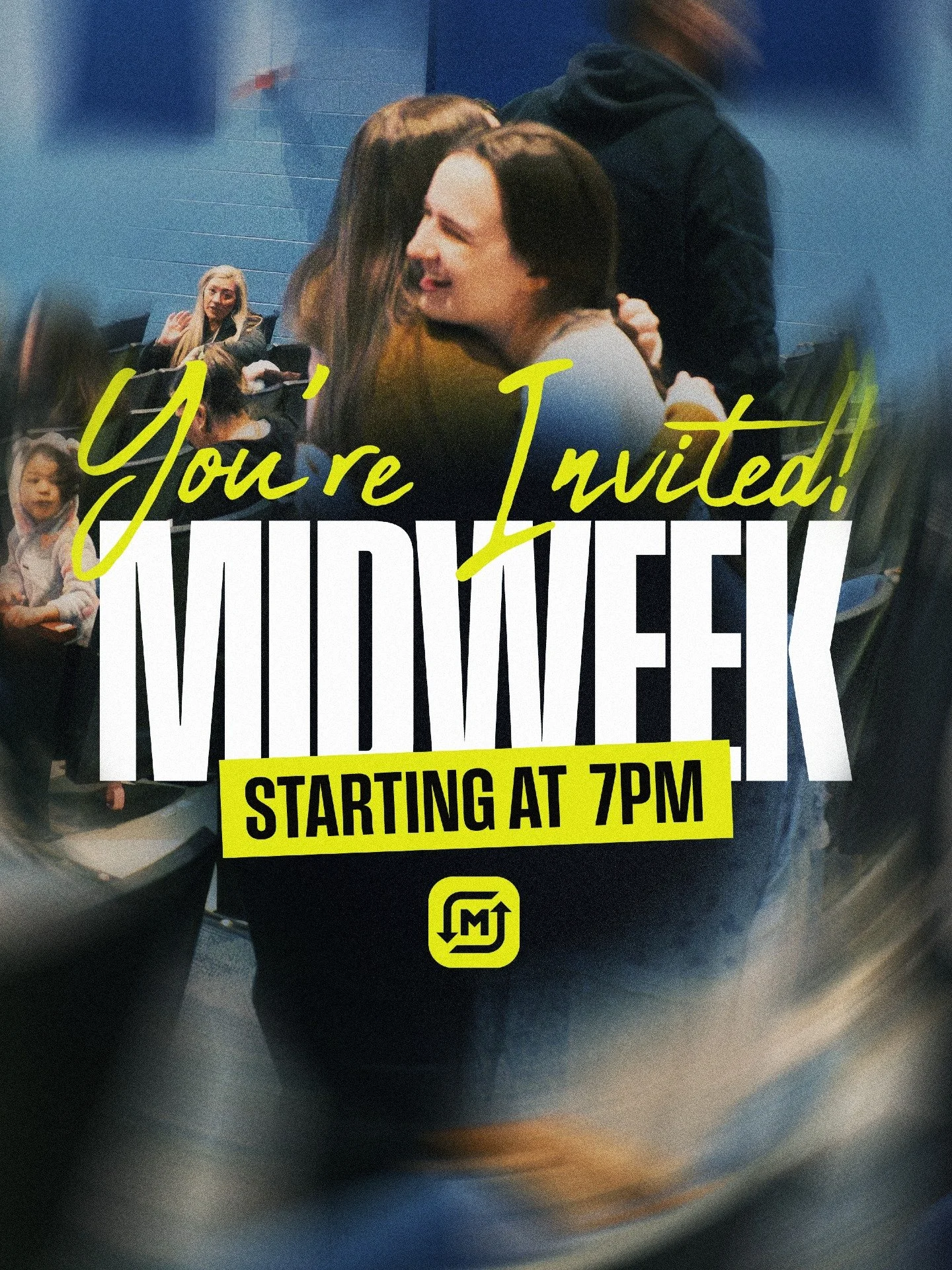 Midweek is tonight starting at 7PM. 😁🙌

Take a pause from the busy week and come recharge in His presence. We are looking forward to worshipping and growing together. See you soon!