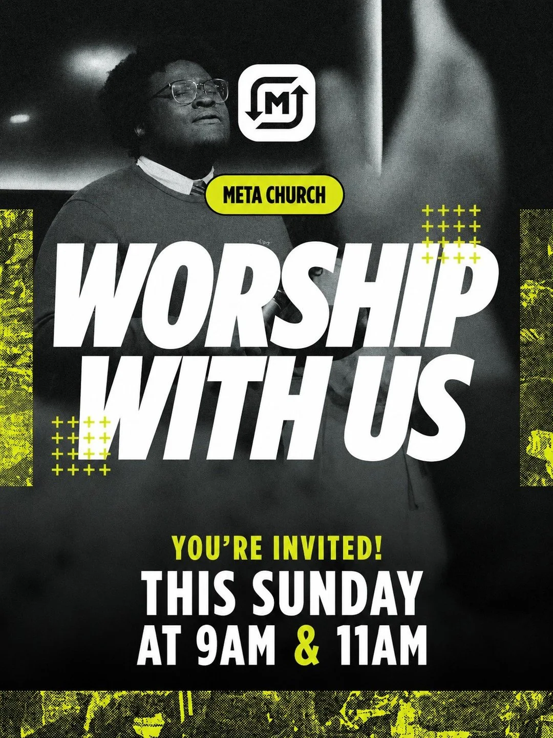 You&rsquo;re invited! 🙌 Join us this Sunday at 9AM &amp; 11AM for worship, community, and a life-giving time in God&rsquo;s presence. We can&rsquo;t wait to welcome you! #SundayService #WorshipWithUs