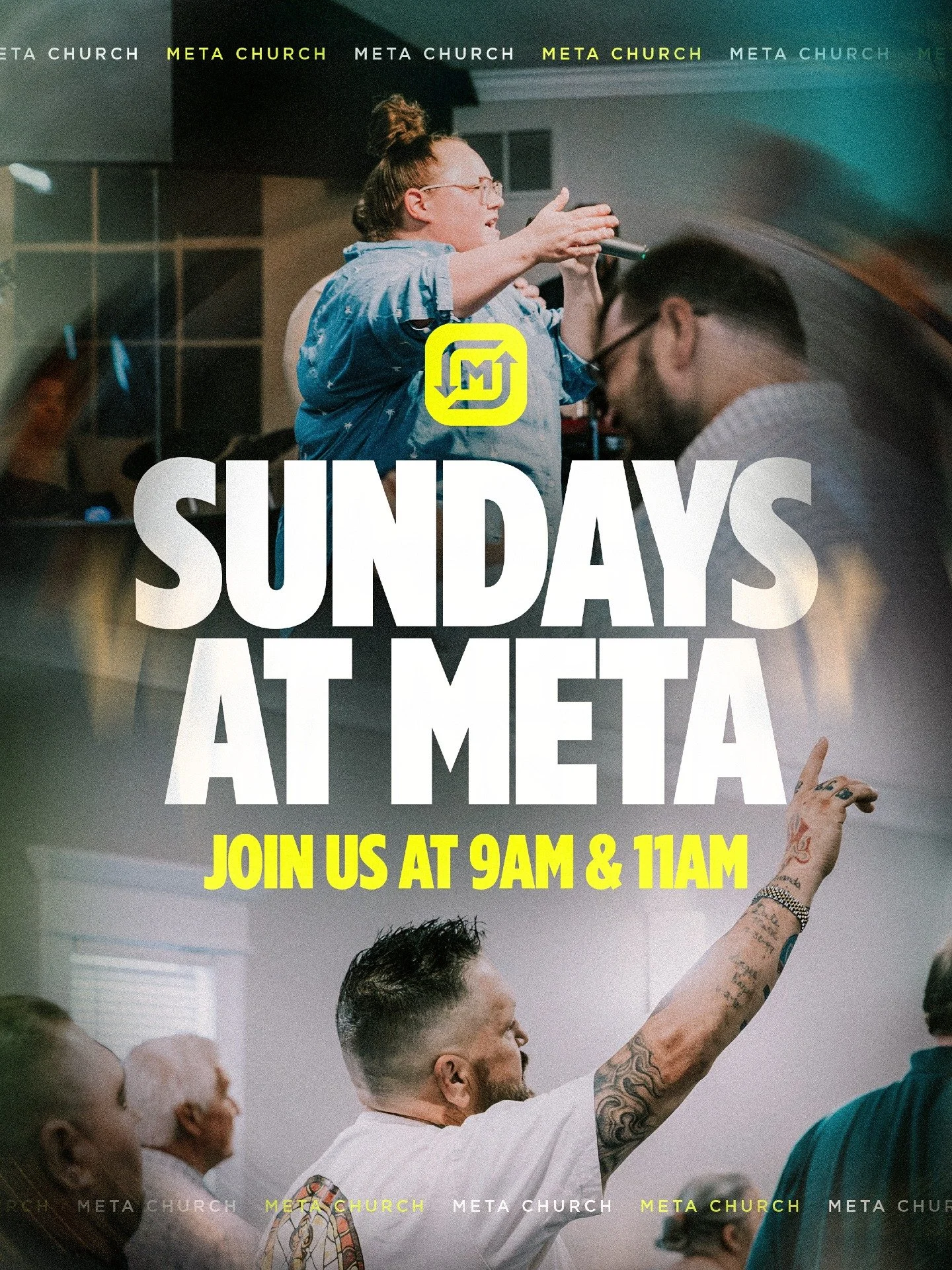 Sunday service is almost here and we can't wait to worship with you! 🙌

Bring a friend and we'll see you there! 💛
