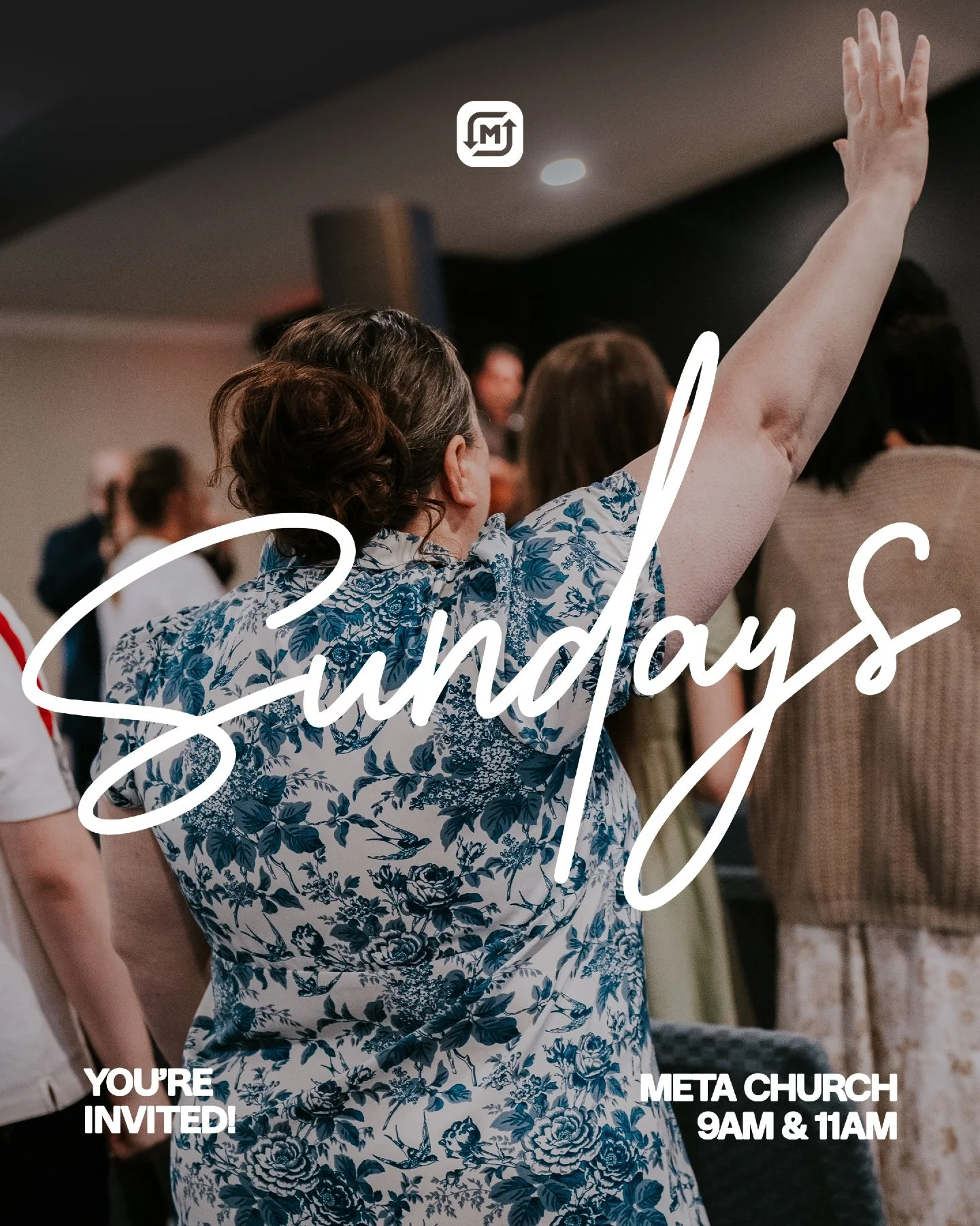 You&rsquo;re invited this Sunday! 🙌

Join us at Meta Church at 9 AM or 11 AM for a time of worship, community, and the life-changing Word of God. No matter where you&rsquo;re coming from or where you&rsquo;ve been, there&rsquo;s a place for you here