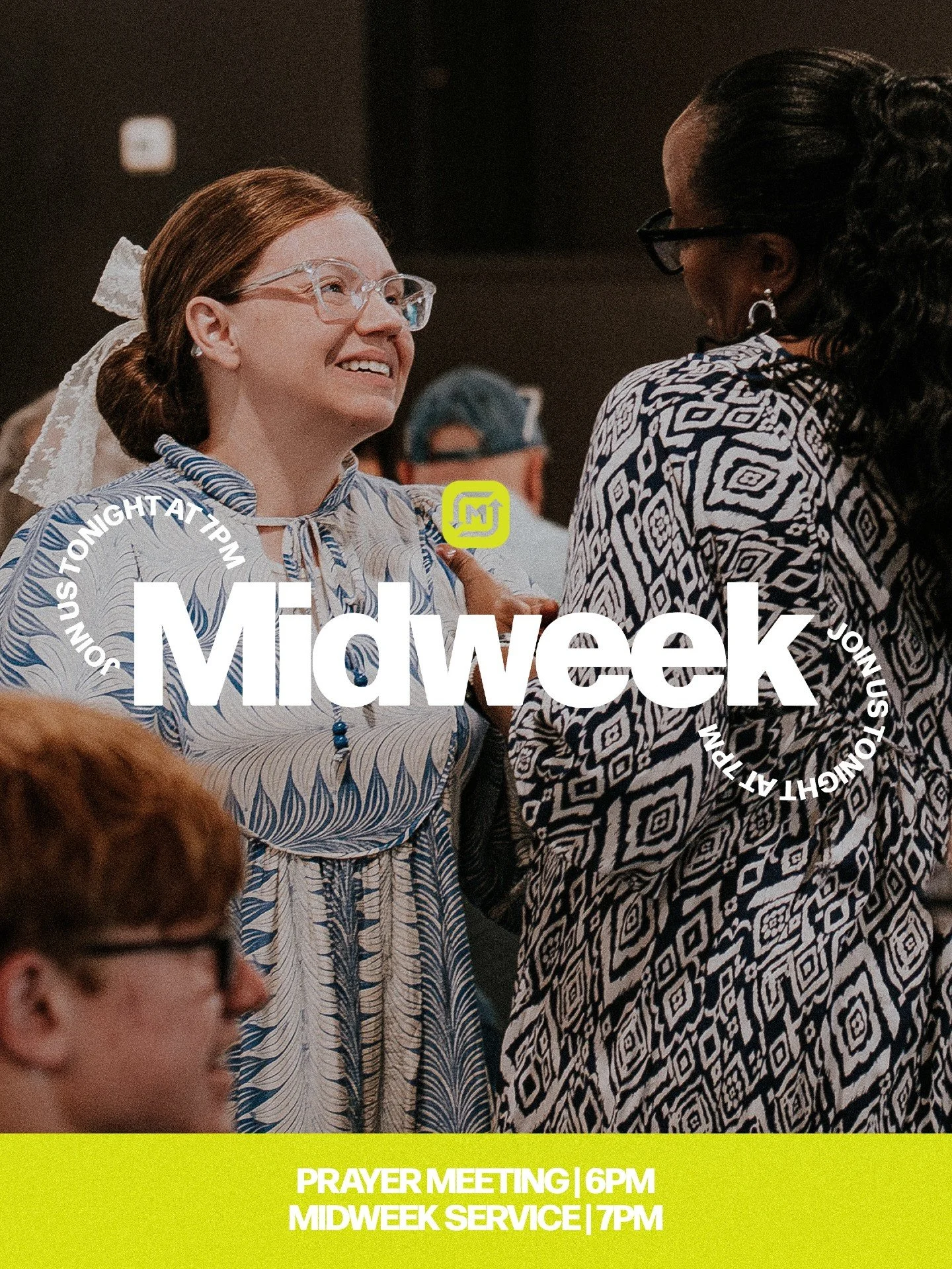 Midweek is tonight! 🙌

Join us for Prayer Meeting at 6 PM followed by Midweek Service at 7 PM. Come expecting a powerful time of prayer, worship, and the Word. We can&rsquo;t wait to see you tonight! 💙 #MetaChurch