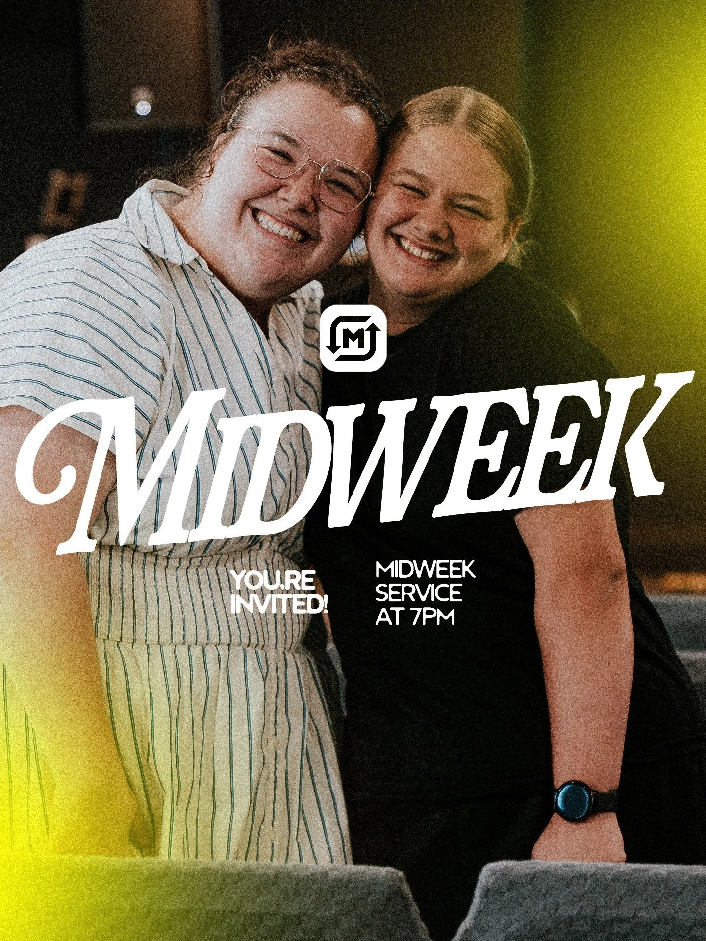Midweek is tonight! 💛

You&rsquo;re invited to join us at 7 PM. Come worship with us, hear the Word, and spend some time with your church family. We can&rsquo;t wait to see you! 🙌

#MetaChurch #Midweek