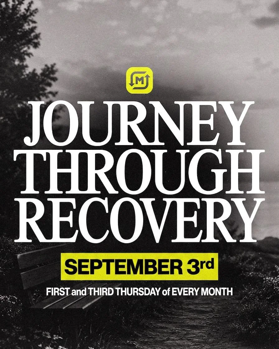 A NEW JOURNEY STARTS TODAY. 💛

Journey Through Recovery launches tonight at Meta Church, led by some incredible church leaders. This faith-based recovery group is a place for support and a fresh start.

If you or someone you know is struggling with 