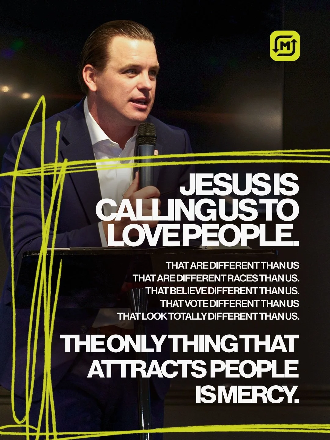 Jesus calls us to love people. 💛

Not just the people who look like us, think like us, or agree with us. Everyone deserves to be shown the love, compassion, and mercy of Jesus.

Love people. Show mercy. Be the Church. 🙌

#MetaChurch #LovePeople #Be