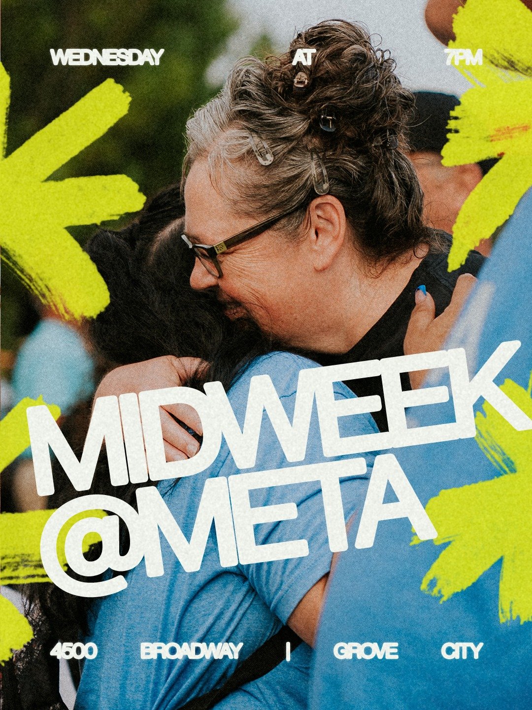 Midweek is better together! 🙌

Join us this Wednesday at 7 PM for a time of worship, connection, and growing together. There&rsquo;s a place for you at META Church! 💚

📍 4500 Broadway, Grove City

#METAChurch #MidweekAtMETA #MidweekService #Church