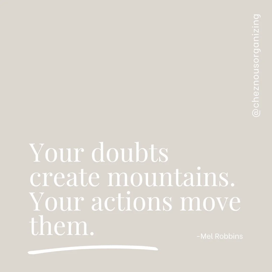 Wondering if I should add this quote to all of my business proposals? The mental stamina it takes to even pick up the phone and call is sometimes too overwhelming, never mind the steps of decluttering and organizing your home. When I visit clients, t