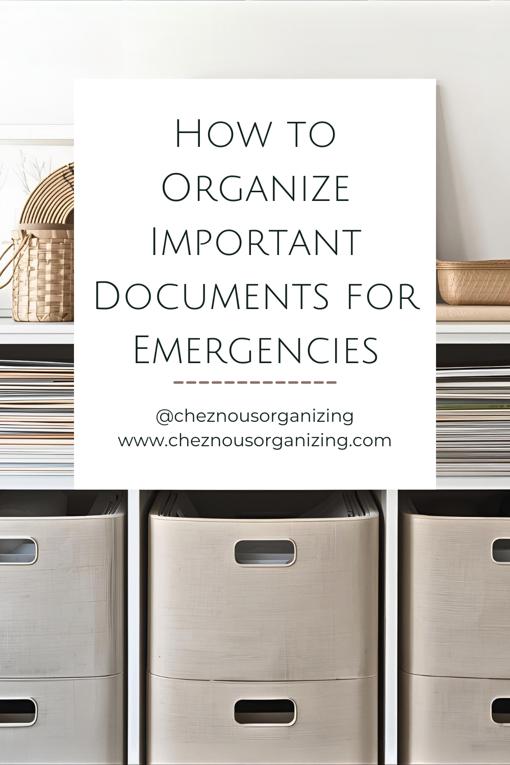How to Organize Your Important Documents for Emergencies