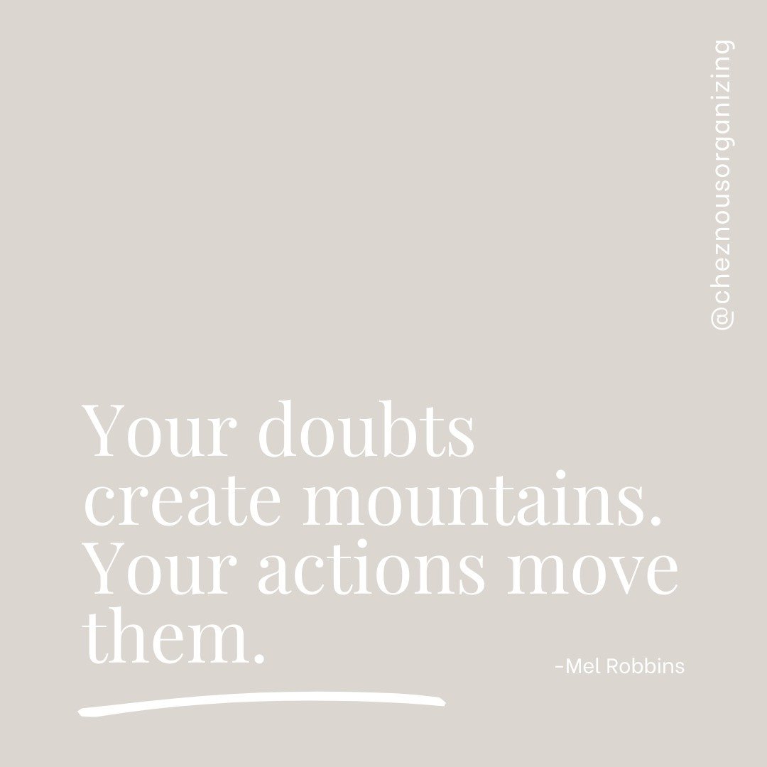 Wondering if I should add this quote to all of my business proposals? The mental stamina it takes to even pick up the phone and call is sometimes too overwhelming, never mind the steps of decluttering and organizing your home. When I visit clients, t