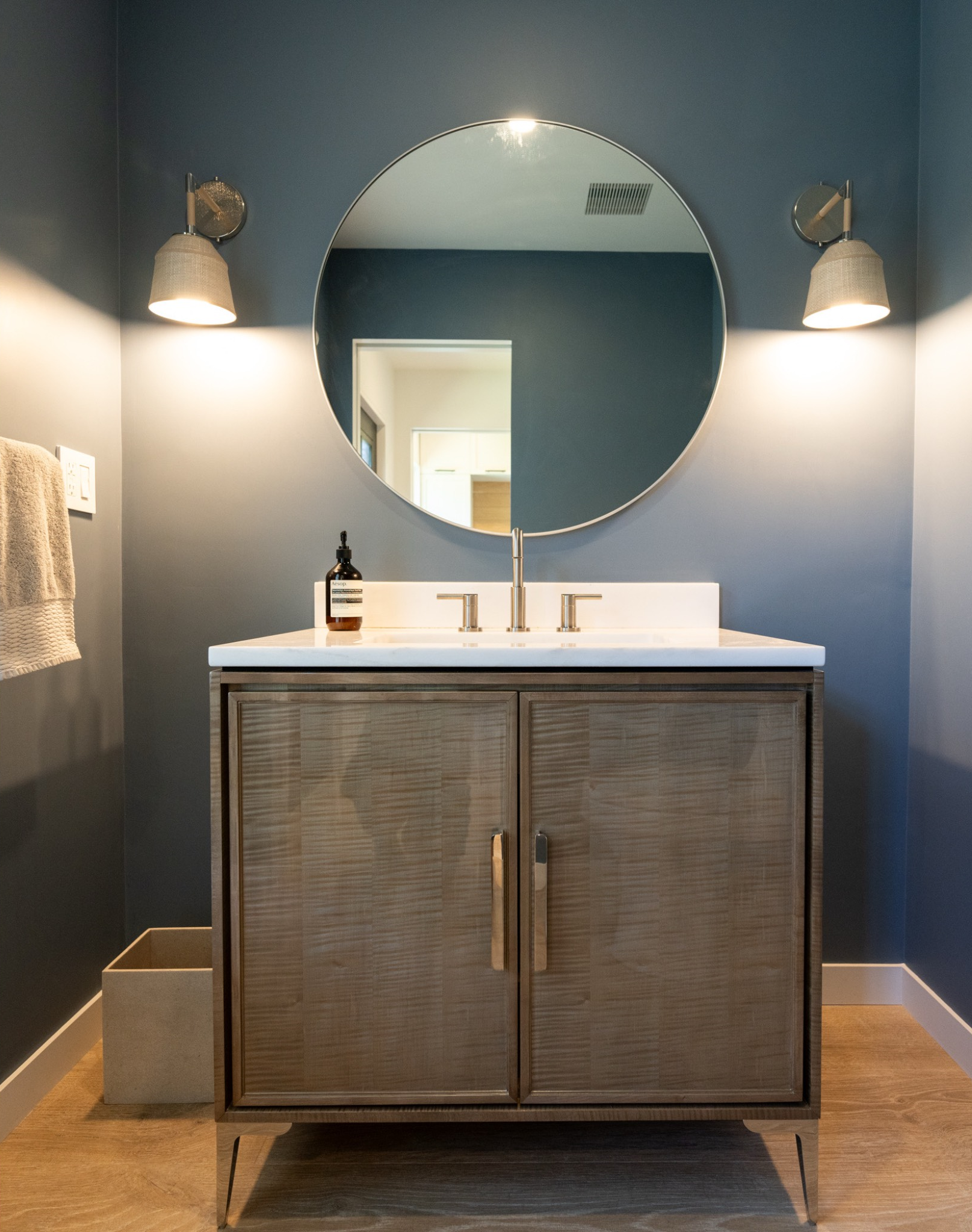Bathroom remodel by J.Martinson Builders in downtown Nantucket