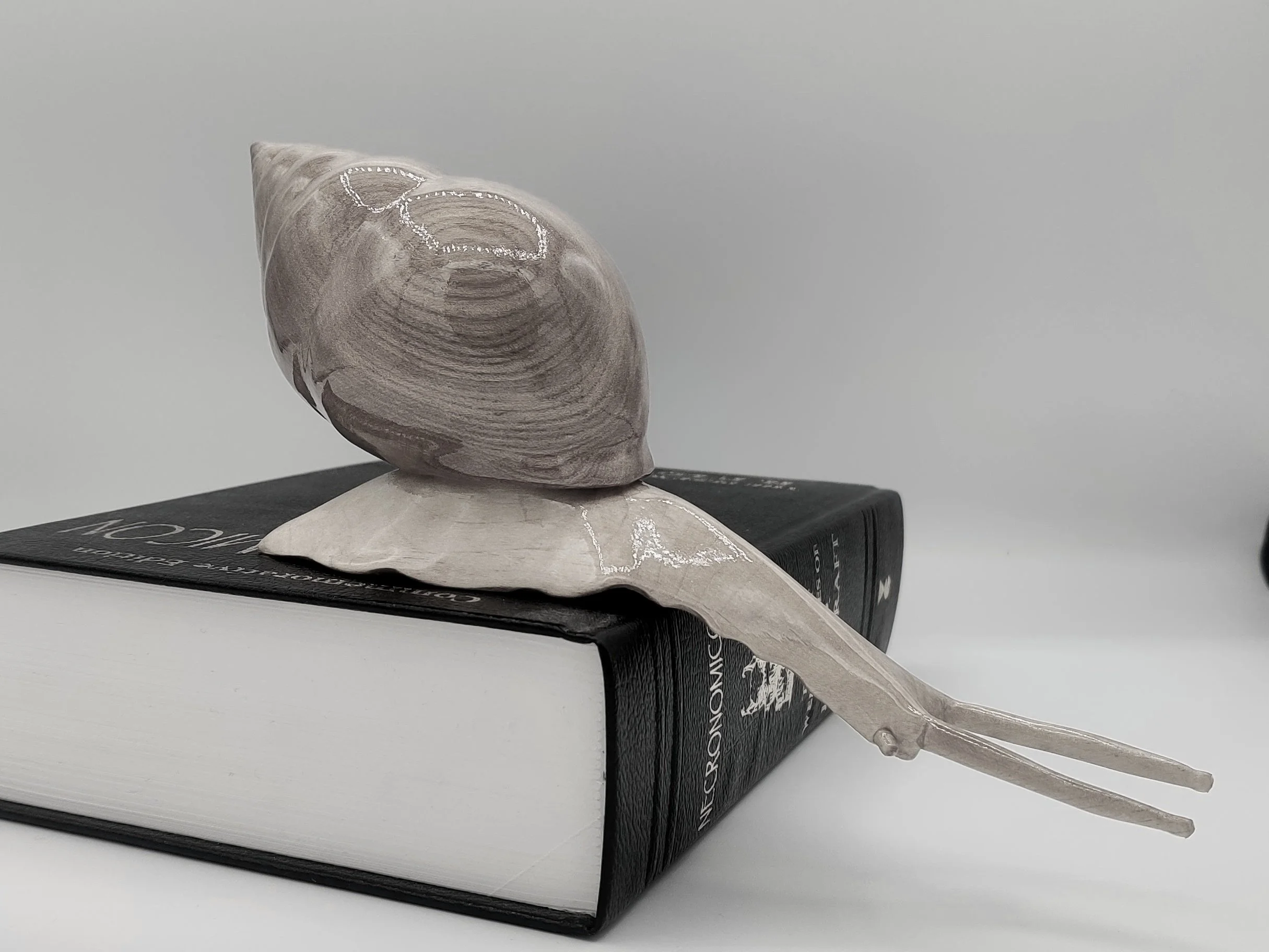 SOLD  -Snail in elm and basswood