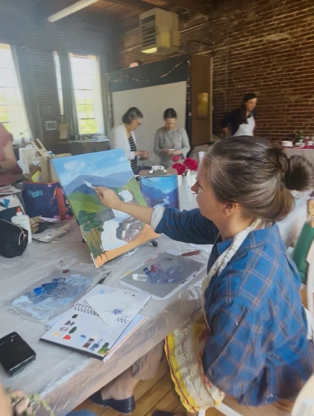 Creativity Studio in Asheville, NC offering Art Classes, Art Retreats