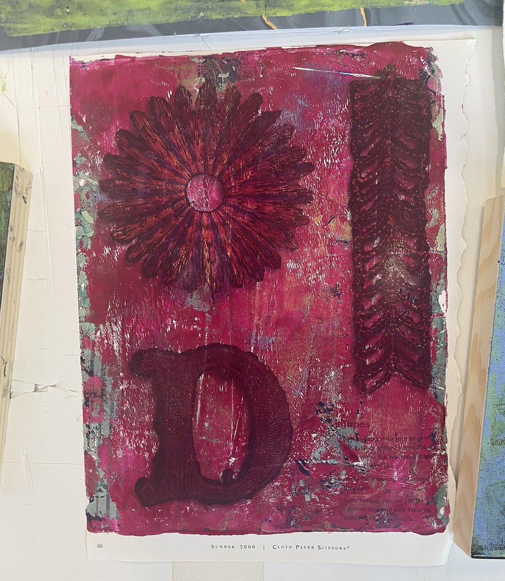 Gelli Jam: The Art of Gel Printing for Collage & More with Michelle  Hamilton - River Arts District Artists