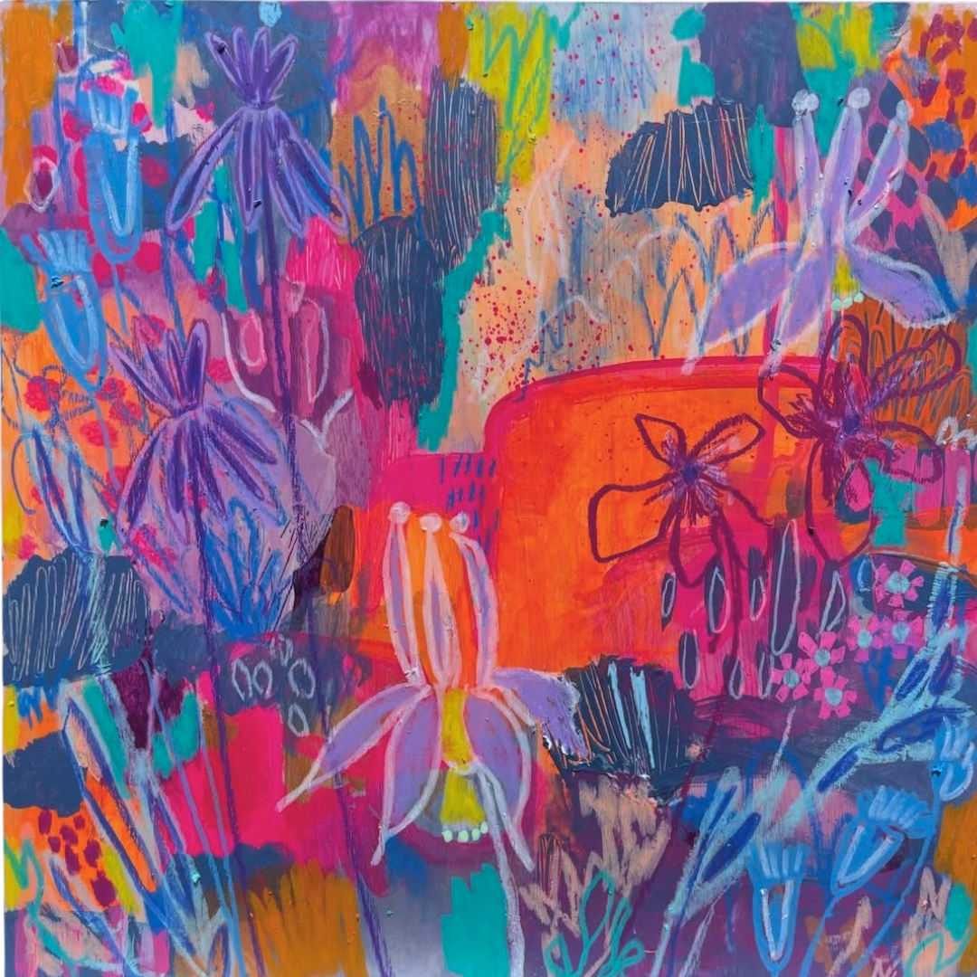 Forest & Flora: Abstract Painting Workshop: Sunday 10/18, 2:00pm - 5:00pm with local artist Miranda Wildman