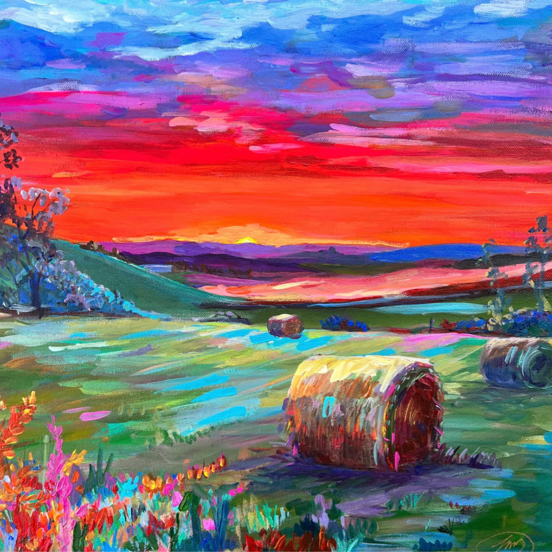 Colorscapes: Basics in Acrylic Painting: Saturday, 4/11 with local artist Tania Dirks 