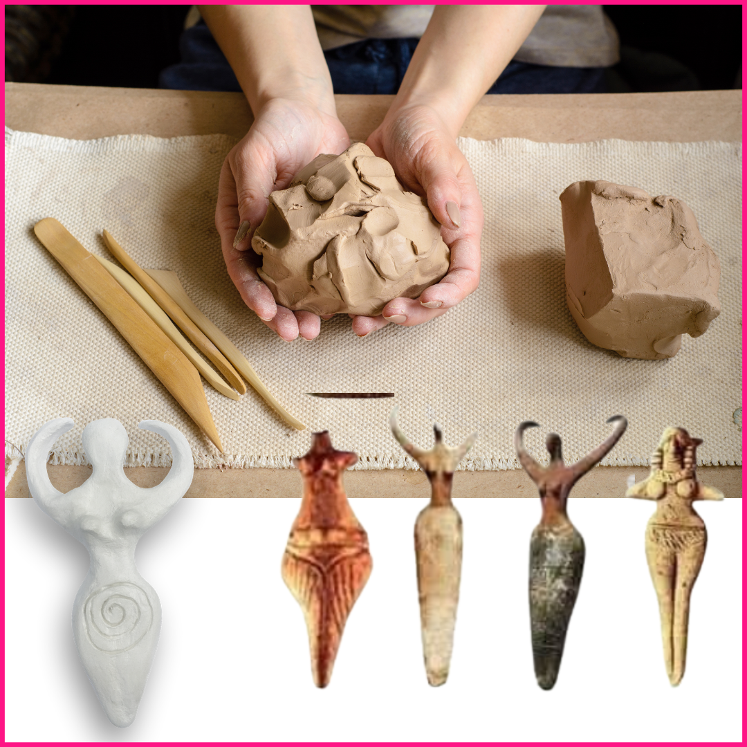 Feminine and the Clay Figure, Sunday 9/20, 2:00pm-5:00pm with local artist Katie Croft