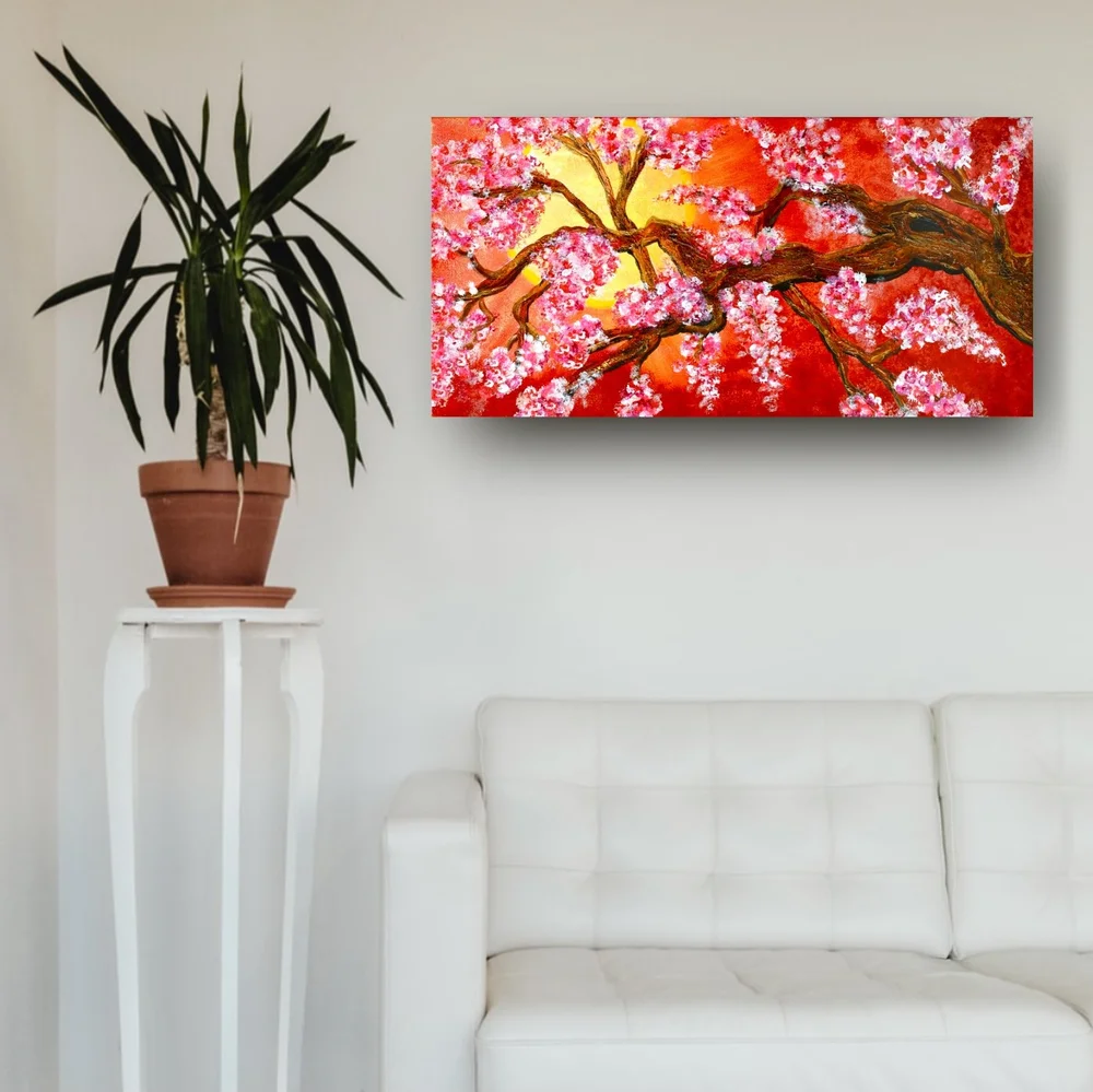 SAKURA SUNSET -PRINT — PHILIP ALLEMAN - Abstract & Pop Artist