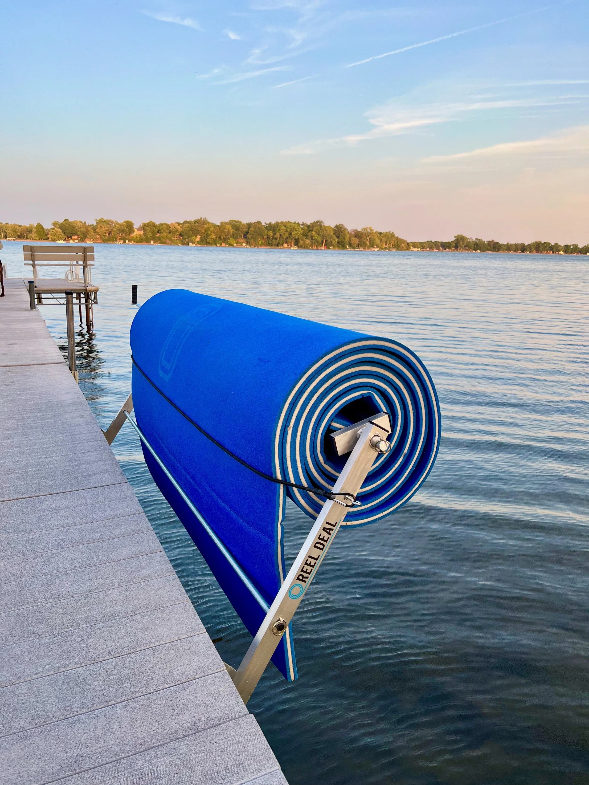 reel deal lily pad storage on dock