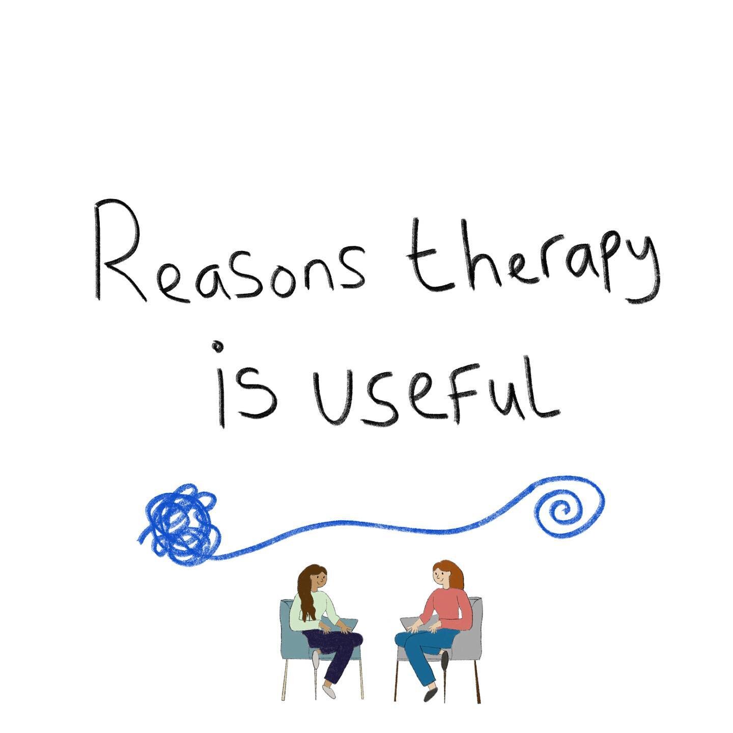 Therapy shouldn&rsquo;t feel just like a casual conversation over coffee with a friend. 

Of course it is okay at times for therapy to be lighthearted. 

However, therapy is a great resource to learn new skills, be held accountable, look at situation