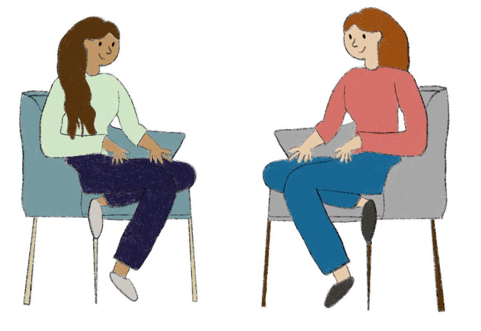 emdr therapist working with a client