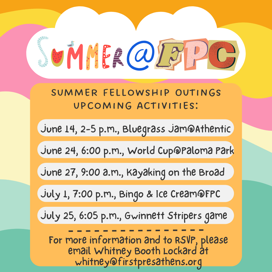 Summer Fellowship Outings