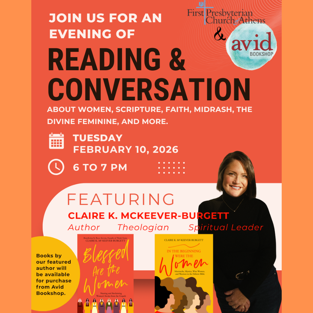 An Evening with Claire McKeever-Burgett, Tuesday, February 10