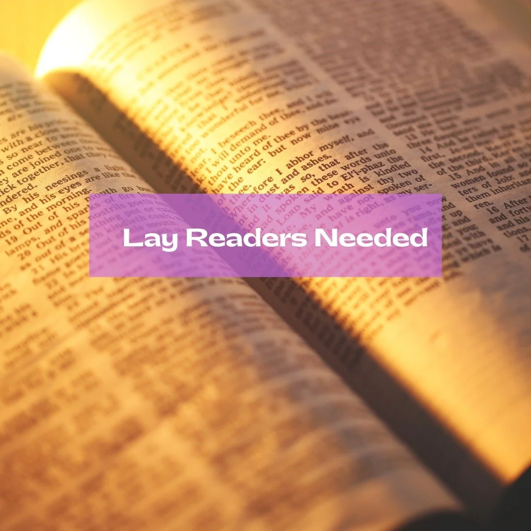 Lay Readers Needed

For many years it has been a tradition that the first scripture reading is done by one of the lay members of our church. If you have ever thought about taking your turn as a reader, the Worship and Music Committee encourages you t