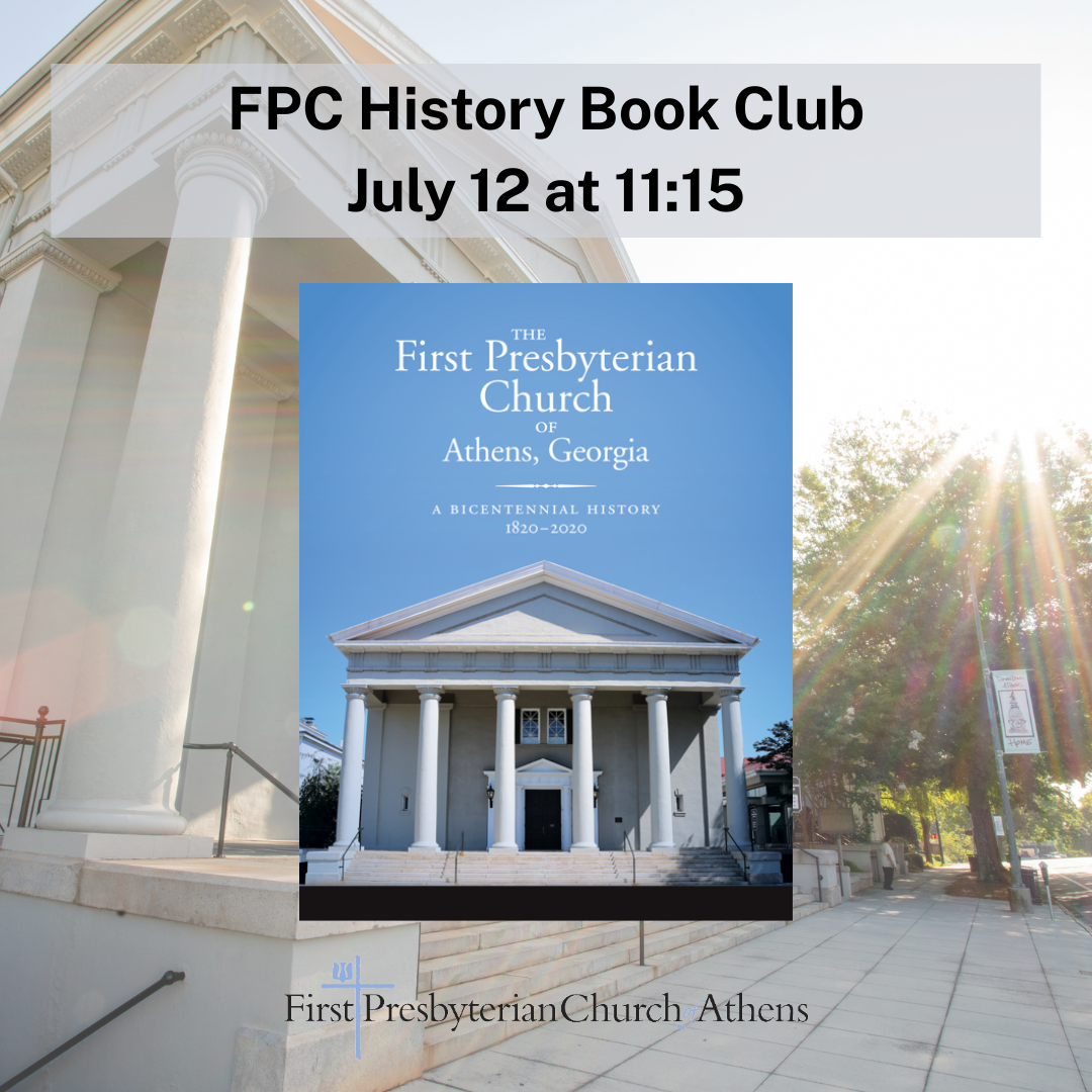 FPC History Book Club, July 12 from 11:15-12:15