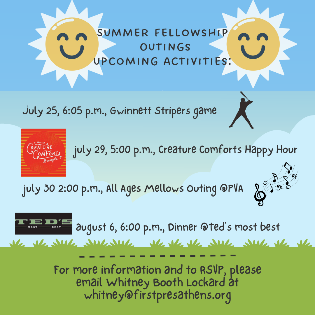 Summer Fellowship Outings