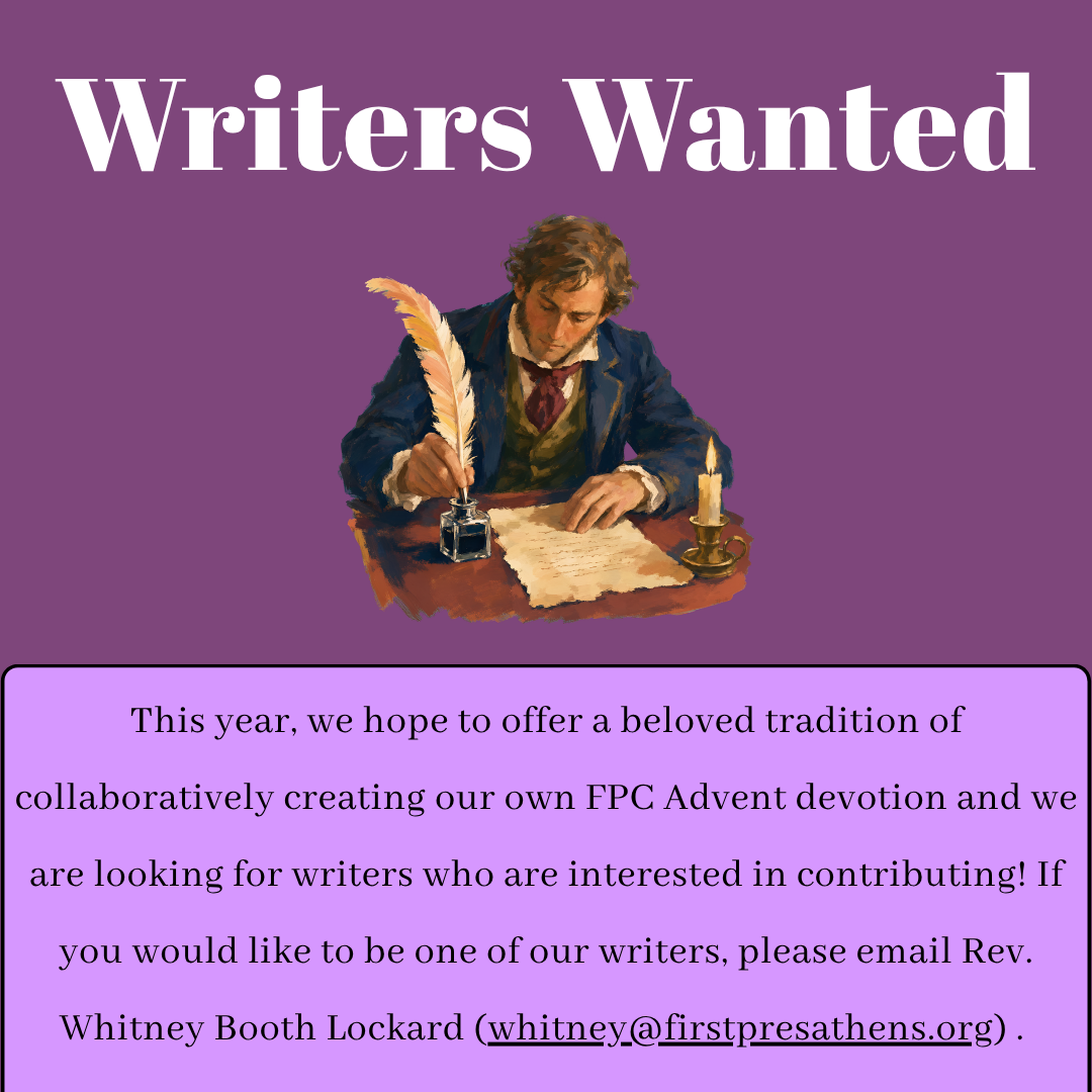 Advent Devotional Writers Wanted