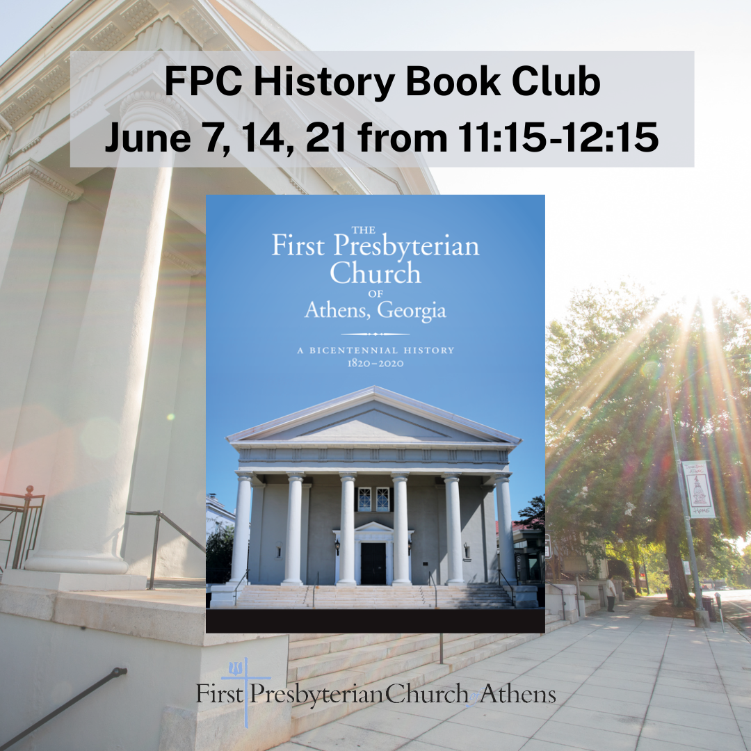 FPC History Book Club, June 7, 14, and 21 from 11:15-12:15