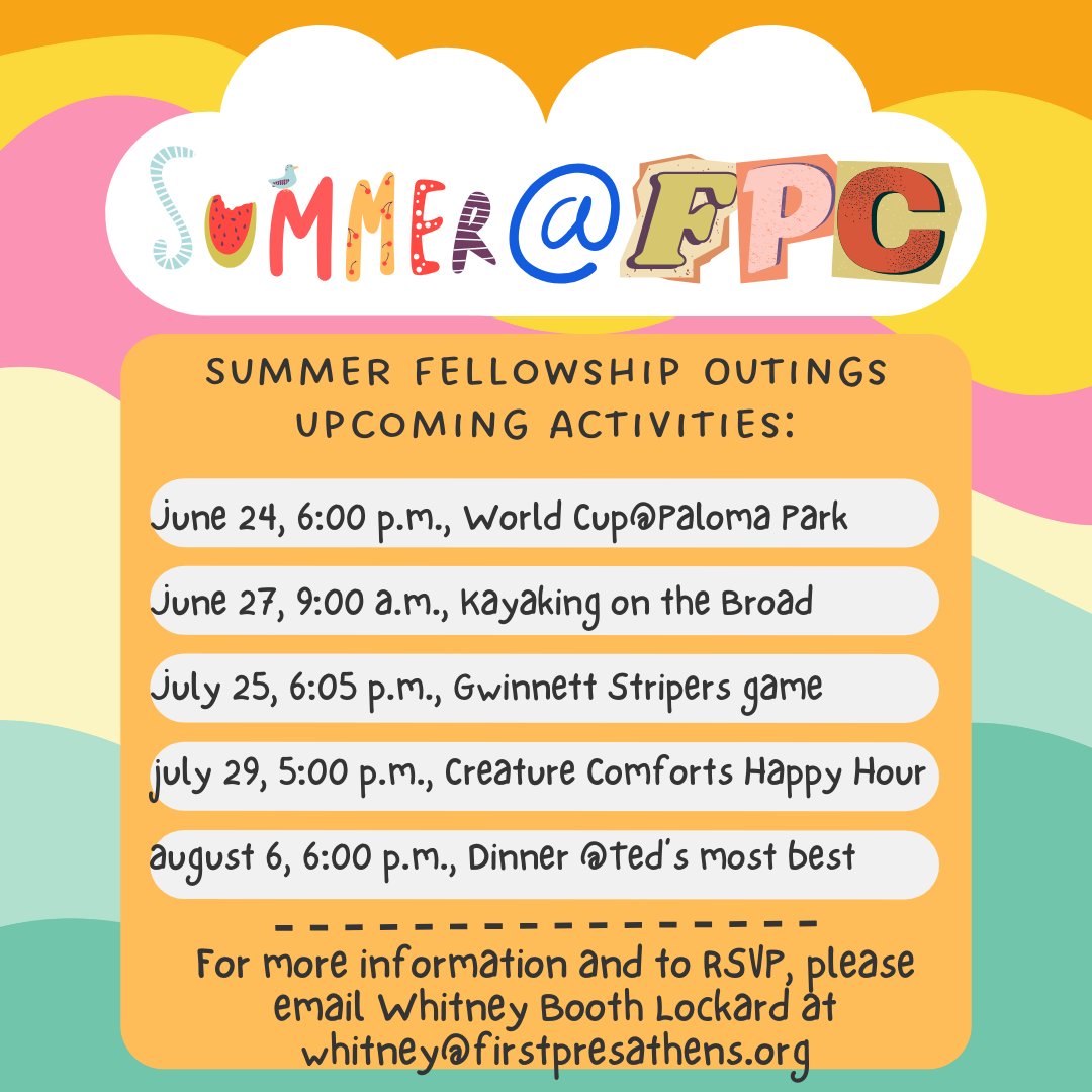 Summer Fellowship Outings