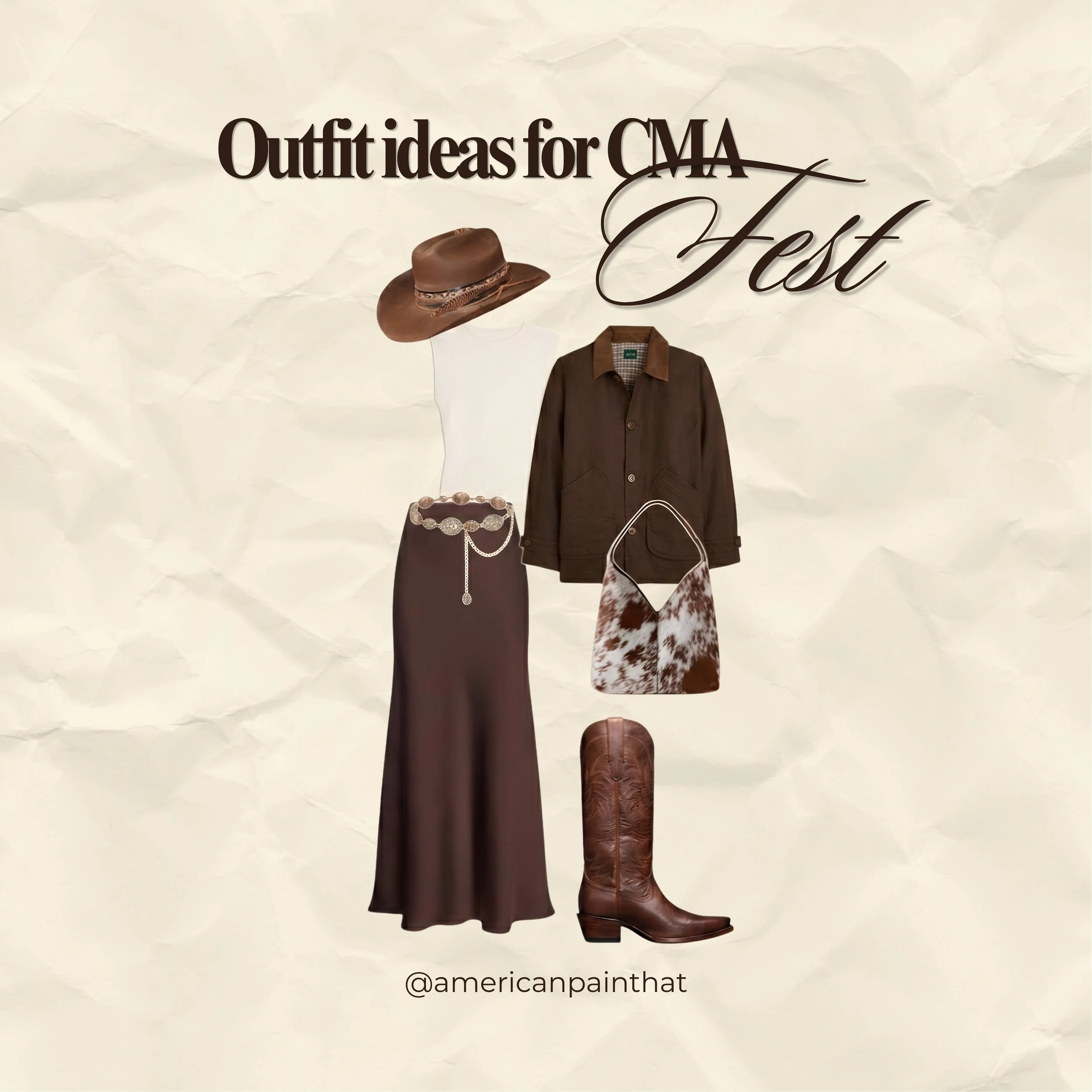 CMA Fest week has arrived and the fits are everything 🎶 Every one of these looks starts with the hat &mdash; and yours is waiting to be made.
Come see us at American Paint Hat at @canopynashvillegulch and leave with a hat that&rsquo;s completely, 10