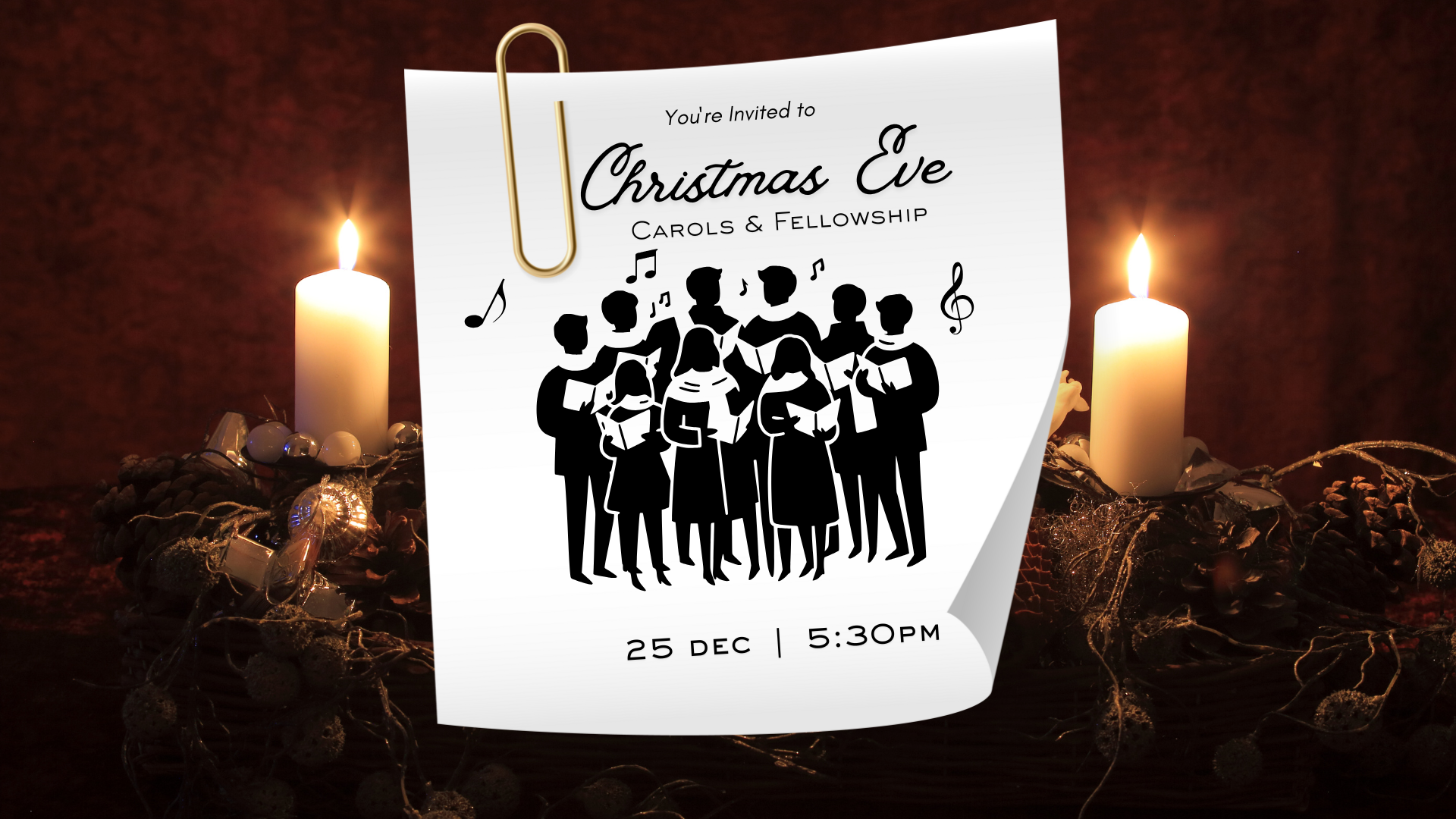 Christmas Eve Carols & Fellowship