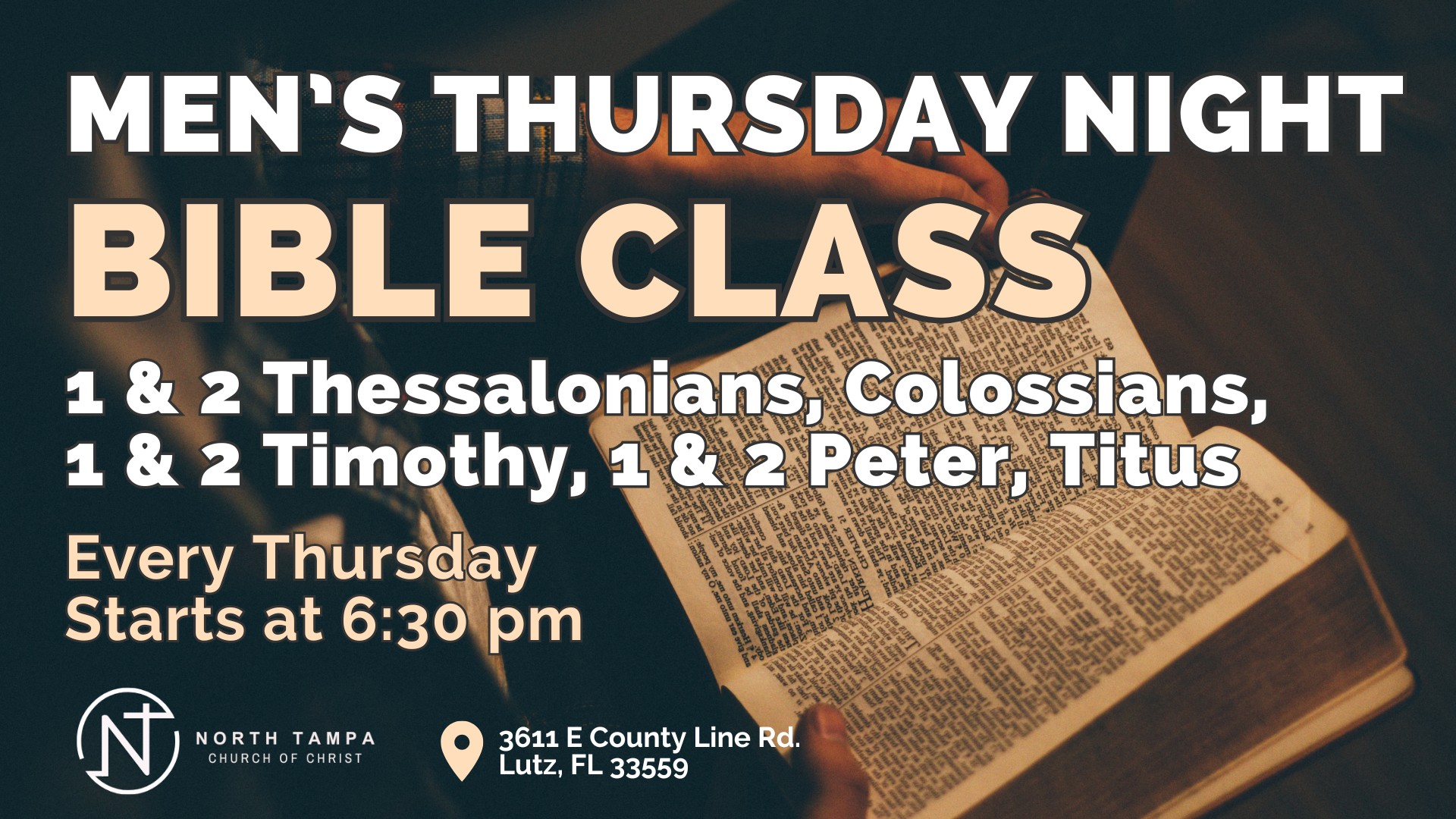 Men's Thursday Night Bible Class