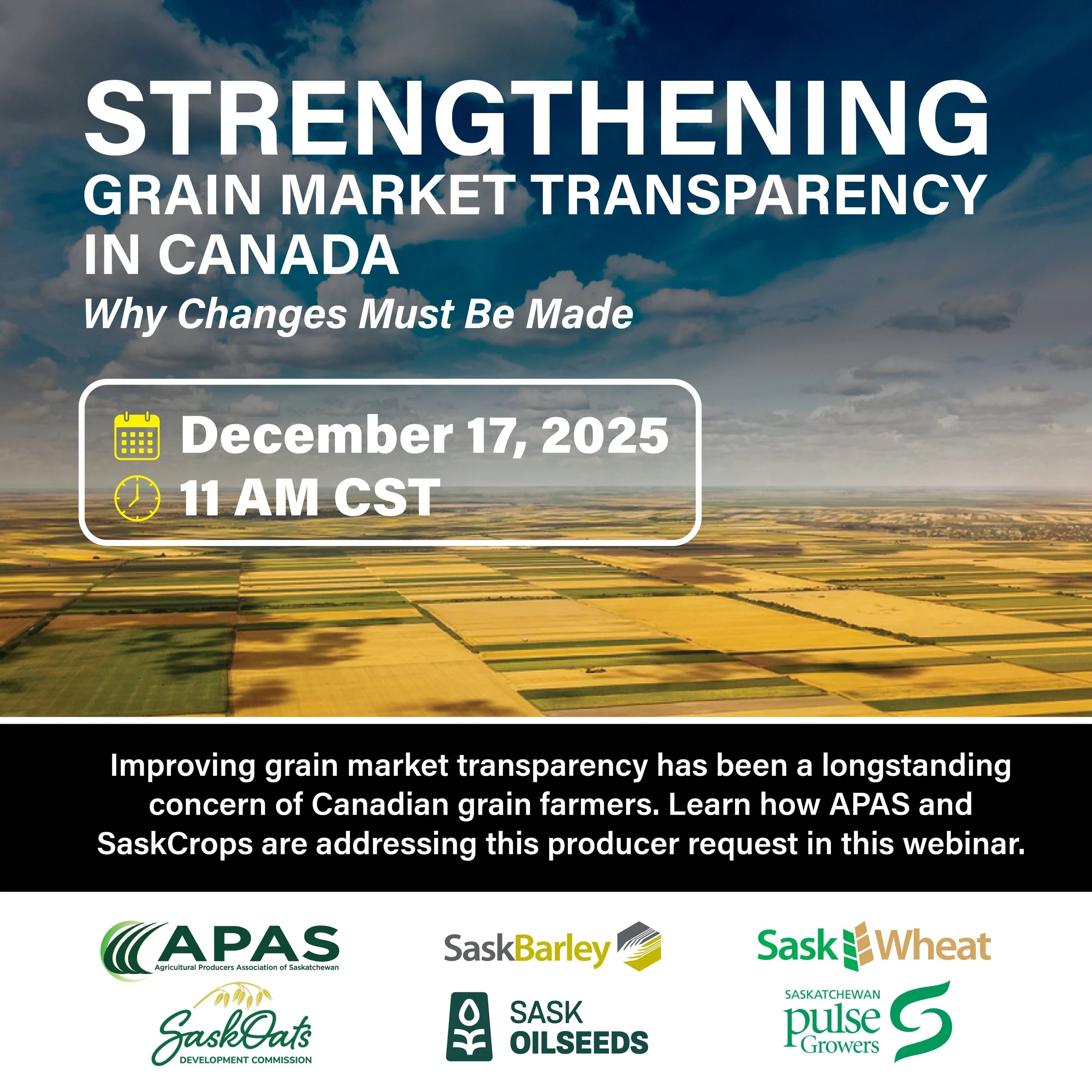 Strengthening grain market transparency: A webinar replay