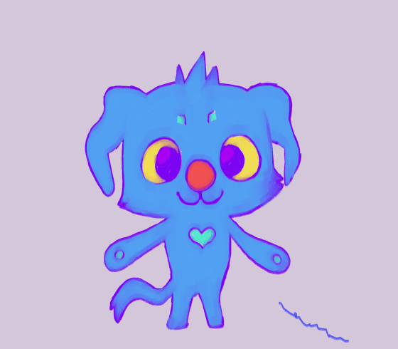 A doodle animation of Jigen saying "Hello"